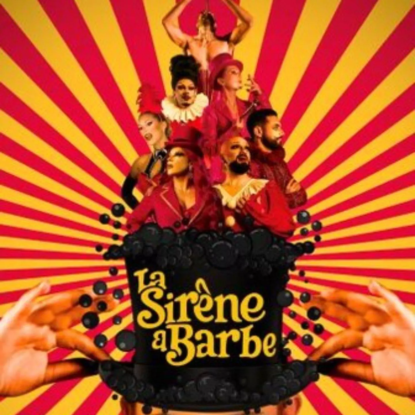 affiche spectacle sirène à barbe