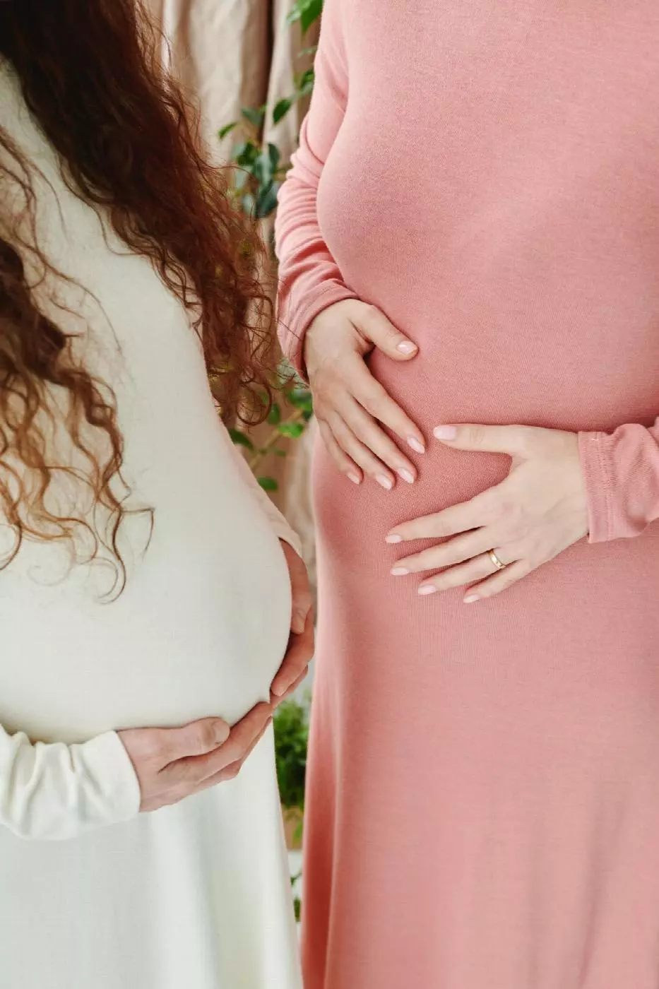 Femmes enceintes posant ensemble