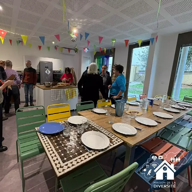 photographie de l'intérieure de la maison de la diversité sur lyon