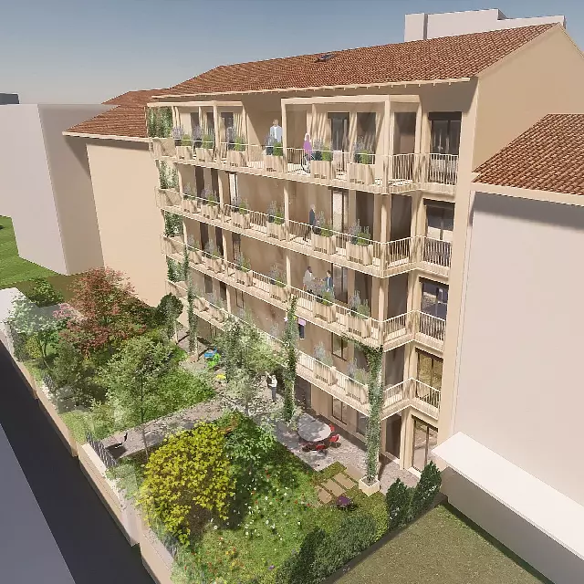 plan de la maison des diversités lyonnaise