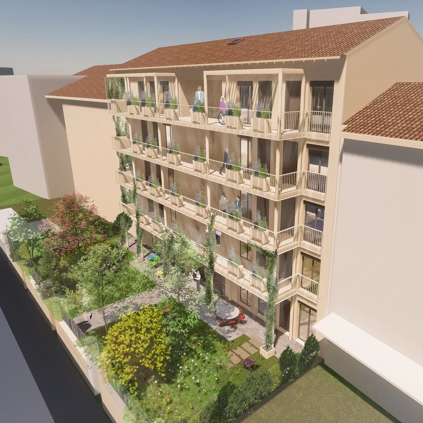 plan de la maison des diversités lyonnaise
