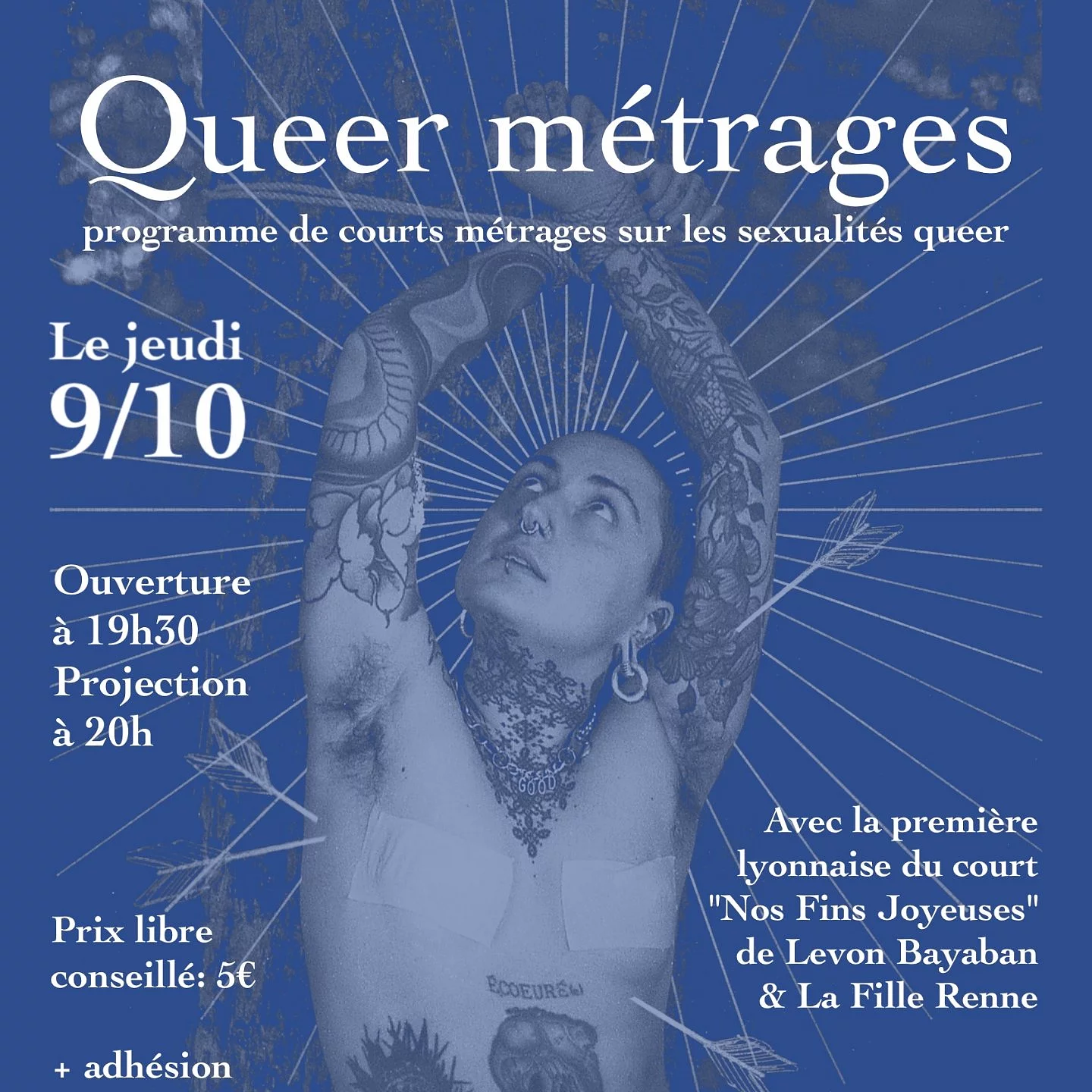La 3e édition de QUEER METRAGES se tient le 7 novembre à Lyon