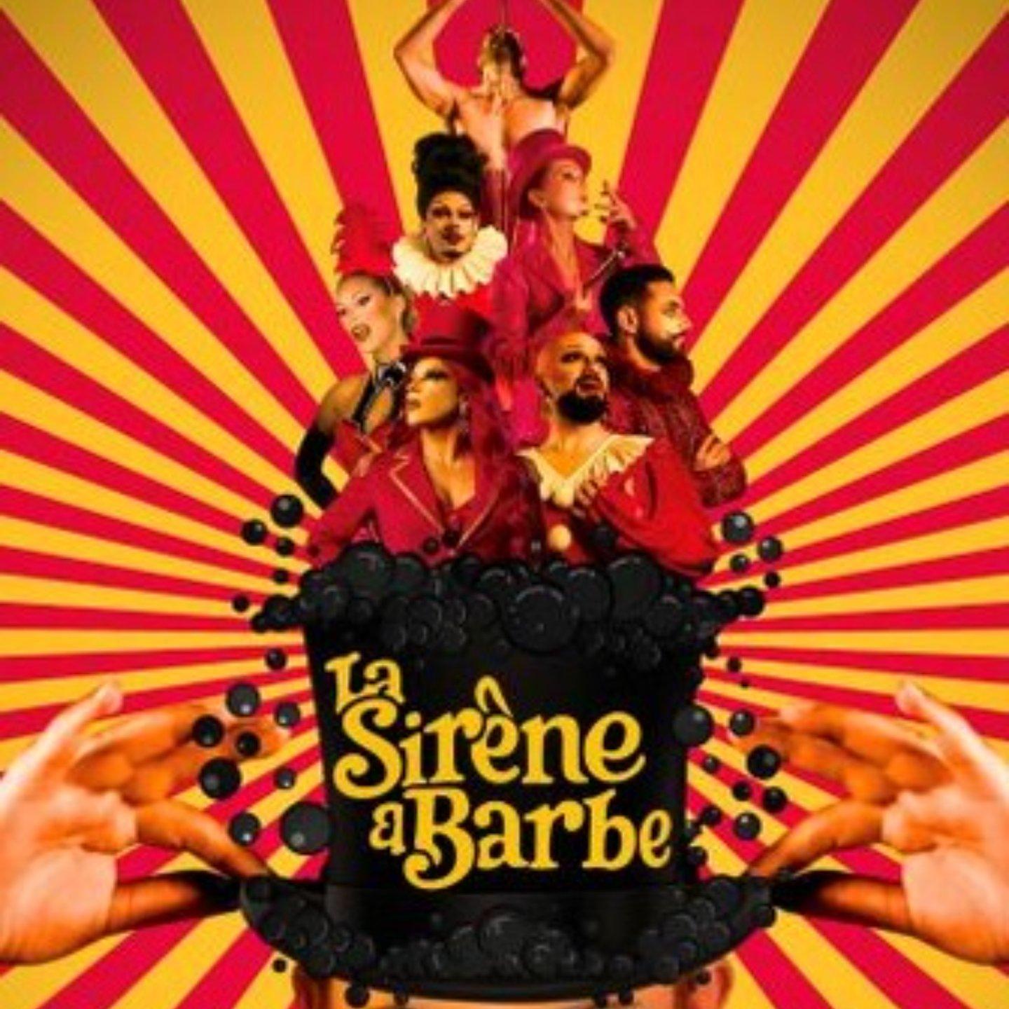 affiche spectacle sirène à barbe