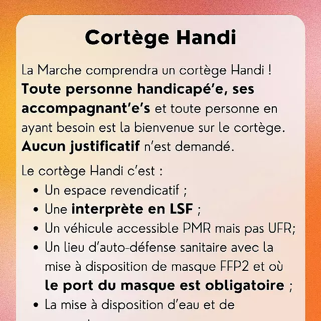 Marche des Fiertés de Lyon : ce que prévoit l'accessibilité