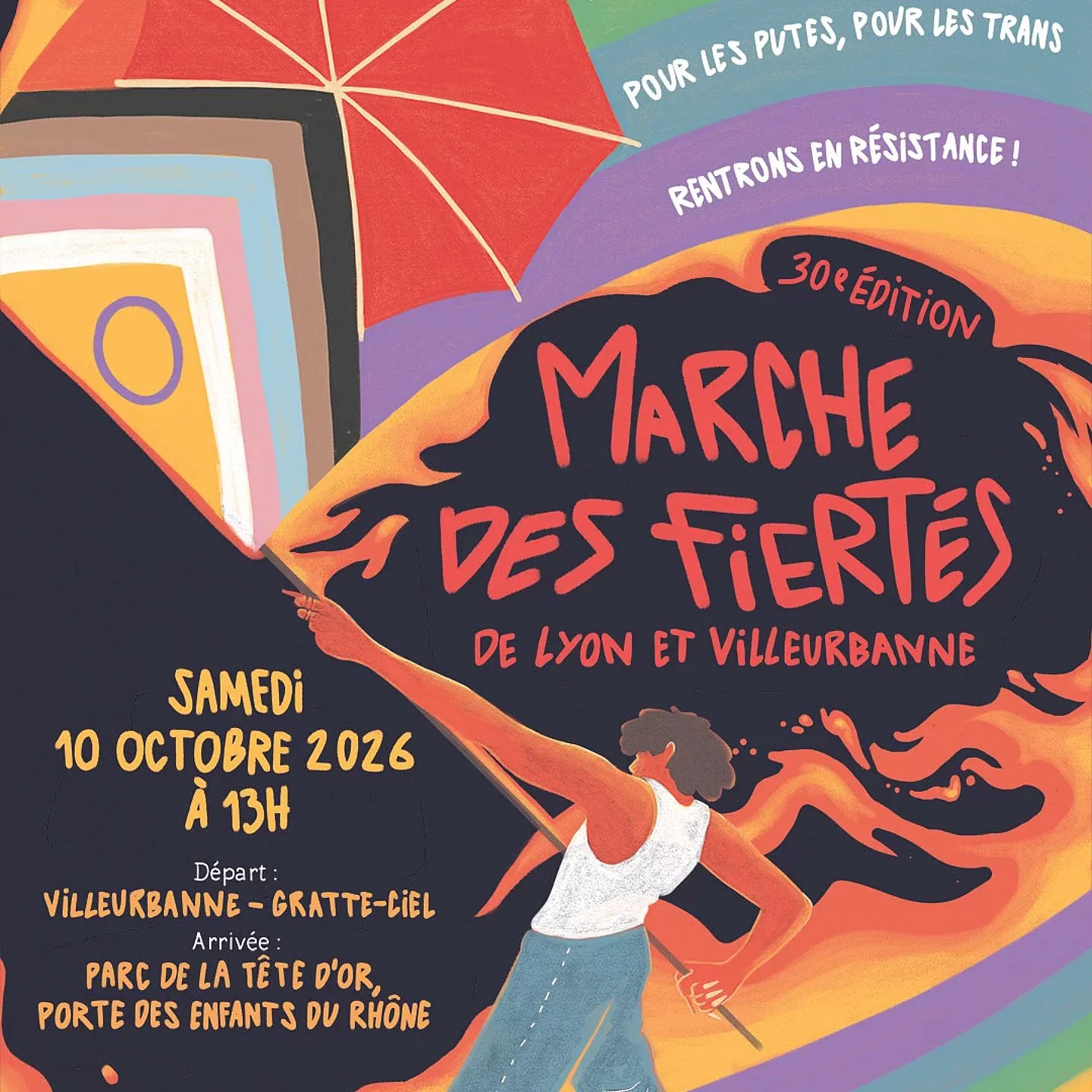 10 octobre à Lyon : une Marche des Fiertés mot d'ordre résistance