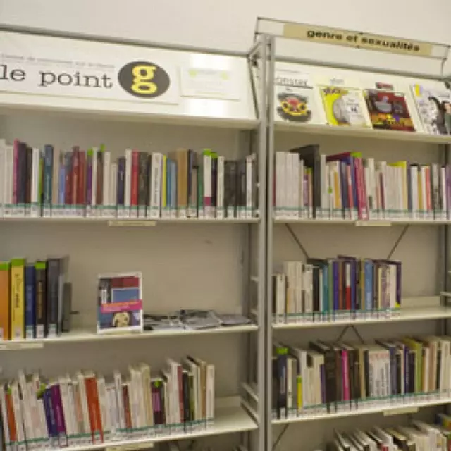 étagère de bibliothèque pour le point G