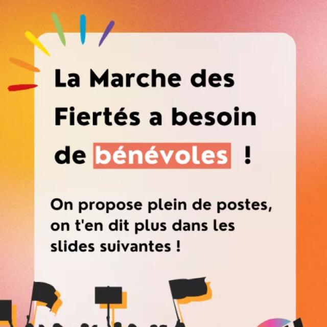 cfl marche des fiertés de lyon recrute des bénévoles