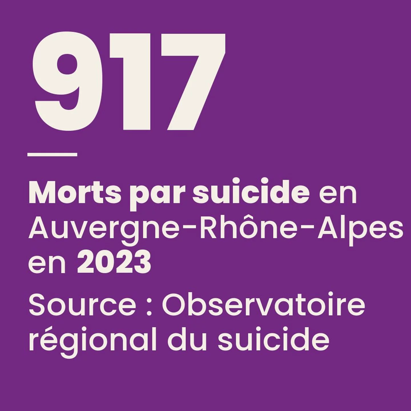 Suicide des jeunes en Auvergne-Rhône-Alpes : 917 morts en 2023