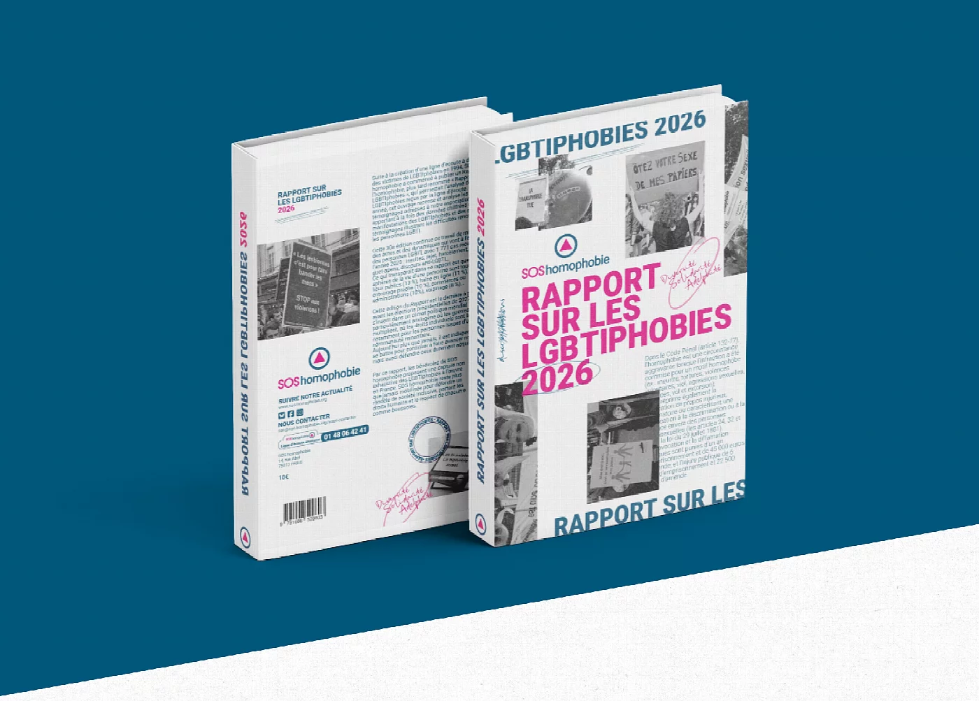 SOS homophobie (visuel officiel de publication du rapport annuel)