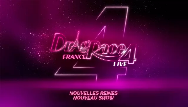 Affiche de Drag Race France Live Saison 4 au L'Amphithéâtre 3000 - Centre de Congrès de Lyon