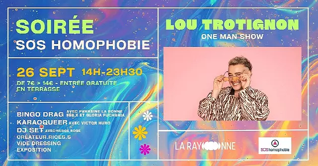 Affiche de SOS HOMOPHOBIE x La Rayonne au La Rayonne