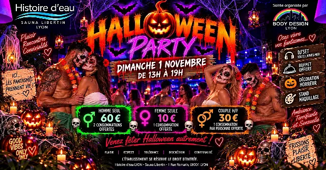 Affiche de 🎃👻 HALLOWEEN PARTY – LE BRUNCH TERRIFIANT 👻🎃 au Histoire d'Eau