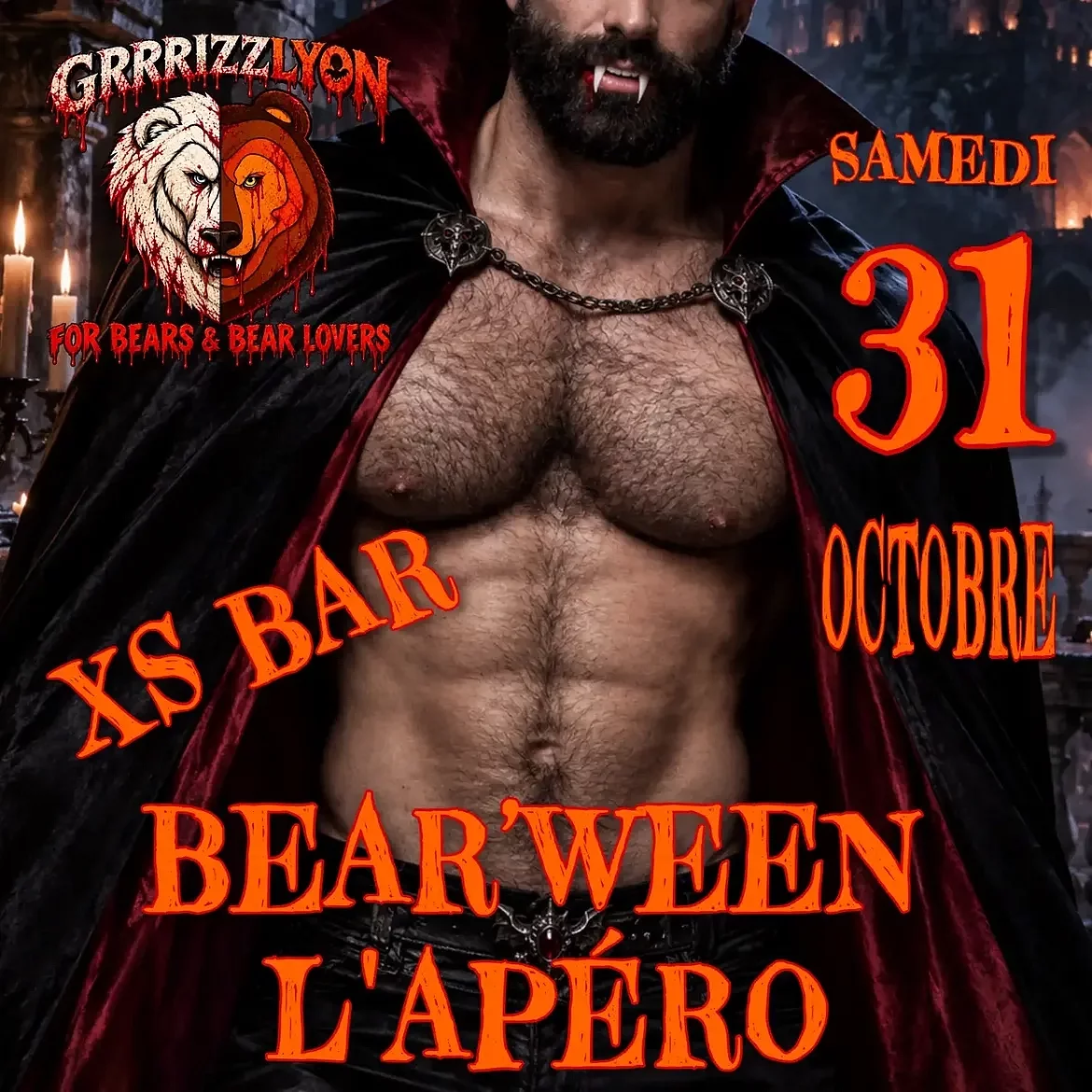 Affiche de 🦇 BEAR'WEEN, L'APÉRO BEAR 🐻